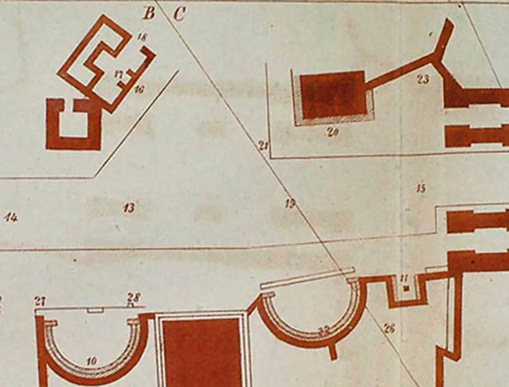 HGE03 Pompeii Detail From Plan By Francesco La Vega HGE03 Is In The